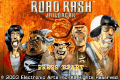 Road Rash - Jailbreak (USA) - Title Screen