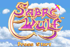 Sabre Wulf (USA) - Title Screen