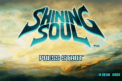 Shining Soul (USA) - Title Screen
