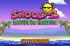 Snood 2 - On Vacation (USA) - Title Screen