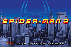 Spider-Man 2 (USA, Europe) - Title Screen