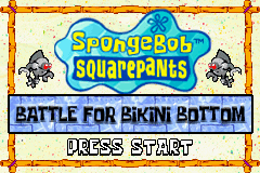 SpongeBob SquarePants - Battle for Bikini Bottom (USA) - Title Screen