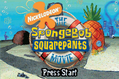 SpongeBob SquarePants Movie, The (USA) (Beta 2) - Title Screen