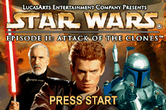 Star Wars - Episode II - Attack of the Clones (USA) - Title Screen