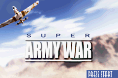 Super Army War (USA) - Title Screen