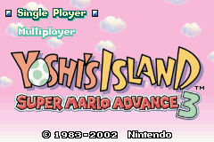 Super Mario Advance 3 - Yoshi's Island (USA) - Title Screen