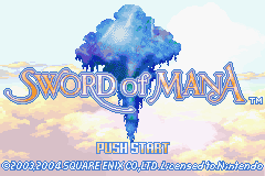 Sword of Mana (USA, Australia) - Title Screen