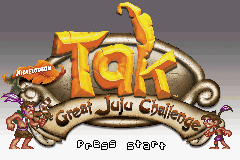 Tak - The Great Juju Challenge (USA, Europe) - Title Screen