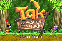 Tak and the Power of Juju (USA) - Title Screen
