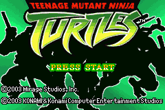 Teenage Mutant Ninja Turtles (USA) - Title Screen