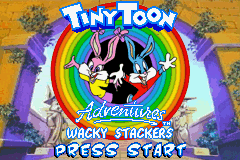 Tiny Toon Adventures - Wacky Stackers (USA) - Title Screen