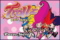 Trollz - Hair Affair! (USA) - Title Screen