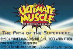 Ultimate Muscle - The Kinnikuman Legacy - The Path of the Superhero (USA) - Title Screen