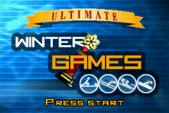 Ultimate Winter Games (USA) - Title Screen
