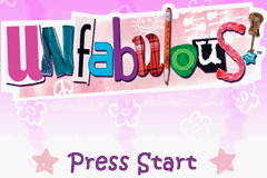 Unfabulous (USA) - Title Screen