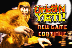 Urban Yeti! (USA, Europe) - Title Screen
