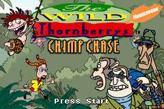 Wild Thornberrys, The - Chimp Chase (USA, Europe) - Title Screen