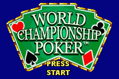 World Championship Poker (USA) - Title Screen