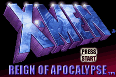 X-Men - Reign of Apocalypse (USA, Europe) - Title Screen