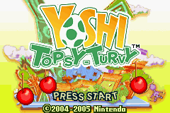 Yoshi Topsy-Turvy (USA) - Title Screen