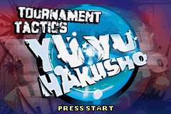 Yu Yu Hakusho - Ghostfiles - Tournament Tactics (USA, Europe) - Title Screen