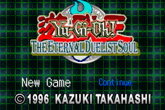 Yu-Gi-Oh! - The Eternal Duelist Soul (USA) - Title Screen