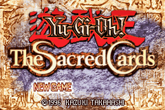 Yu-Gi-Oh! - The Sacred Cards (USA) - Title Screen