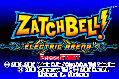 Zatchbell! - Electric Arena (USA) - Title Screen