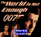 007 - The World Is Not Enough (USA, Europe) - Title Screen