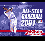 All-Star Baseball 2001 (USA) - Title Screen