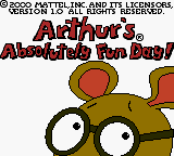 Arthur's Absolutely Fun Day! (USA) - Title Screen