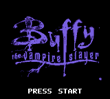 Buffy the Vampire Slayer (USA, Europe) - Title Screen