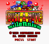 Bust-A-Move Millennium (USA, Europe) - Title Screen