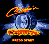 Cruis'n Exotica (USA) - Title Screen