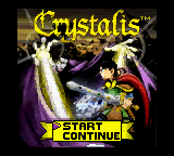 Crystalis (USA) - Title Screen