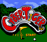 CyberTiger (USA, Europe) - Title Screen