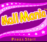 Diva Starz - Mall Mania (USA) - Title Screen