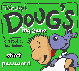 Doug's Big Game (USA) - Title Screen