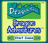 Dragon Tales - Dragon Adventures (USA) - Title Screen