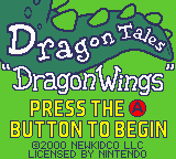 Dragon Tales - Dragon Wings (USA) - Title Screen