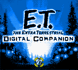 E.T. - The Extra-Terrestrial - Digital Companion (USA) - Title Screen