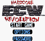 ECW Hardcore Revolution (USA, Europe) - Title Screen