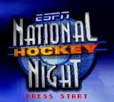 ESPN National Hockey Night (USA) - Title Screen