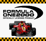 Formula One 2000 (USA) - Title Screen