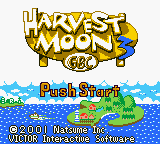 Harvest Moon 3 GBC (USA) - Title Screen