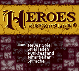 Heroes of Might and Magic (USA) (En,Fr,De) - Title Screen