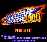 International Superstar Soccer 2000 (USA) - Title Screen