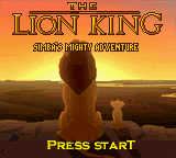 Lion King, The - Simba's Mighty Adventure (USA, Europe) - Title Screen