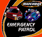 Matchbox Emergency Patrol (USA, Europe) - Title Screen