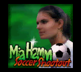Mia Hamm Soccer Shootout (USA) - Title Screen